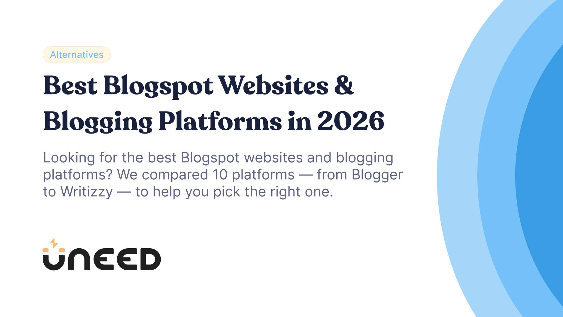 Best Blogspot Websites & Blogging Platforms in 2026