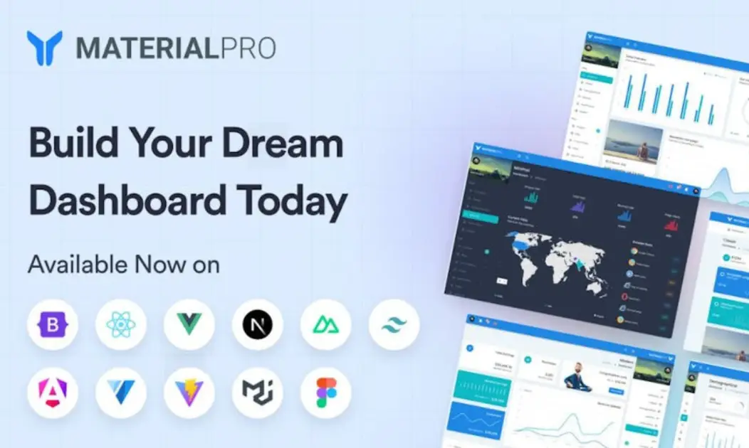 MaterialPRO Template product image