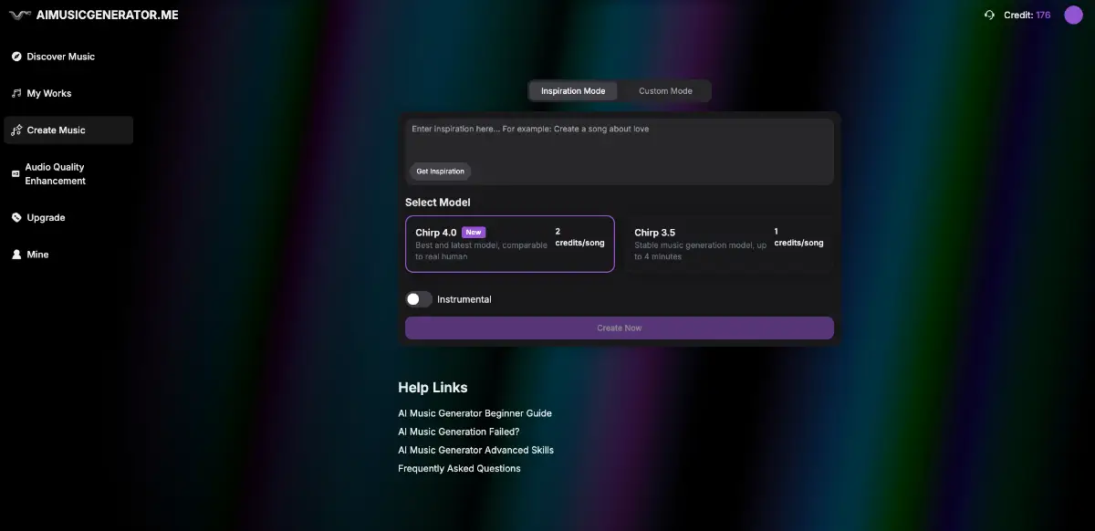 AIMusicGenerator.me screenshot 2