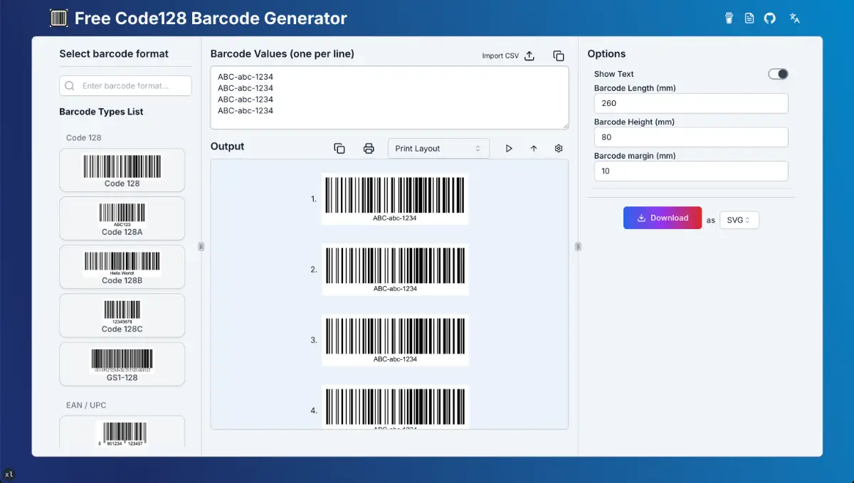 Barcode-Maker.com screenshot 2