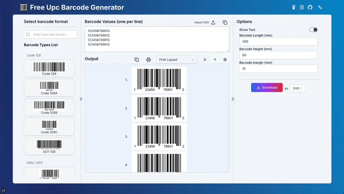 Barcode-Maker.com screenshot 4