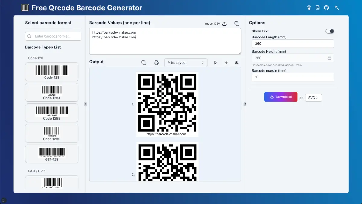 Barcode-Maker.com screenshot 3
