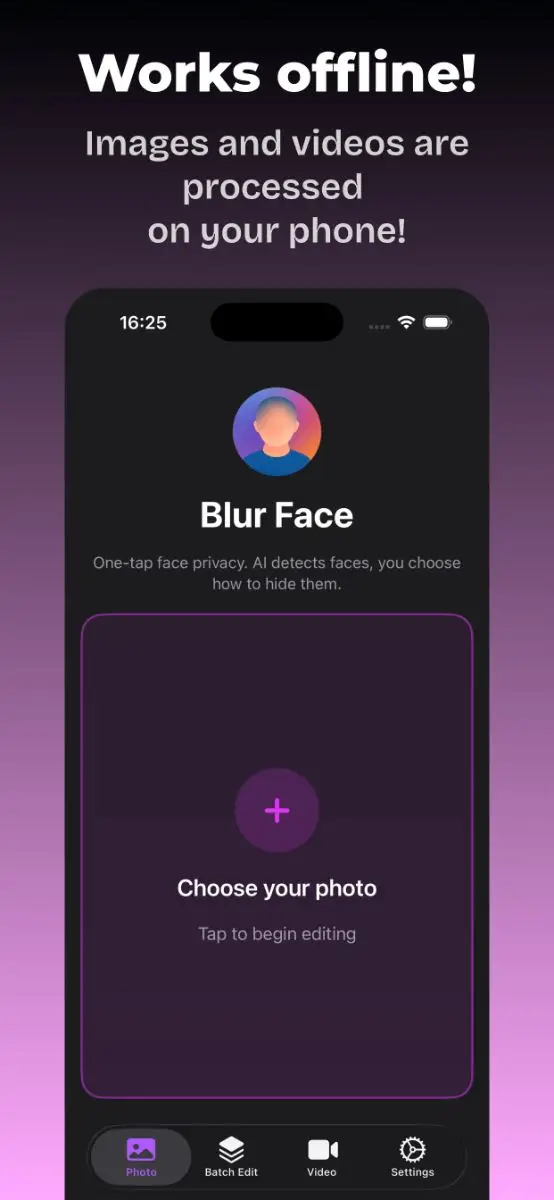 Blur Face - photo and video screenshot 3