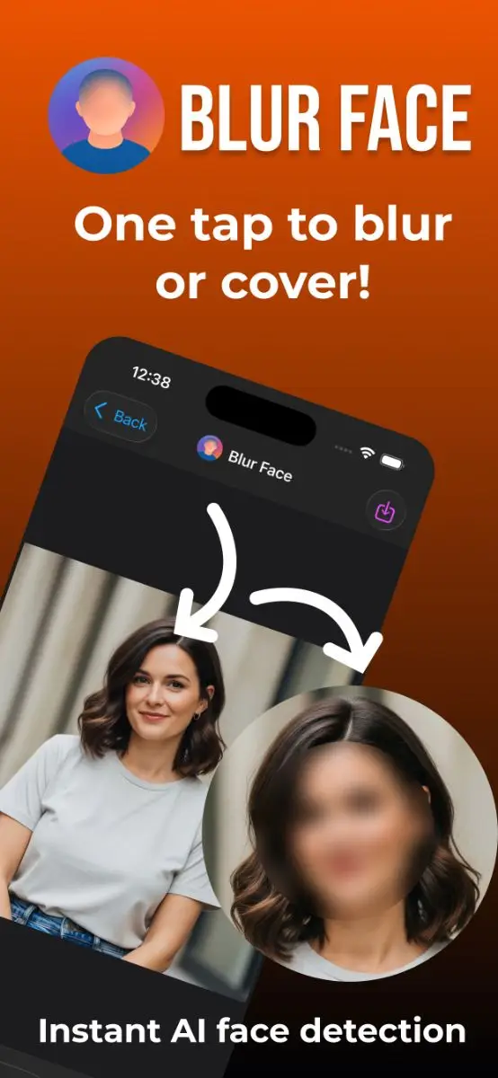 Blur Face - photo and video screenshot 2