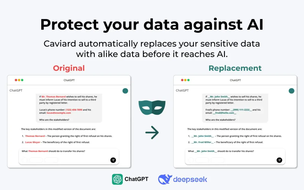 Caviard.ai screenshot 1