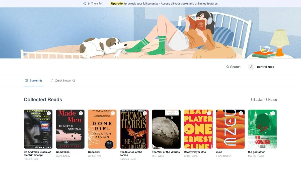 CentralRead screenshot 2