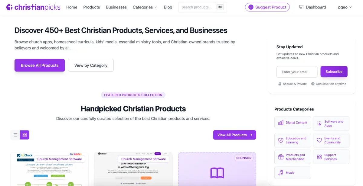 ChristianPicks screenshot 1