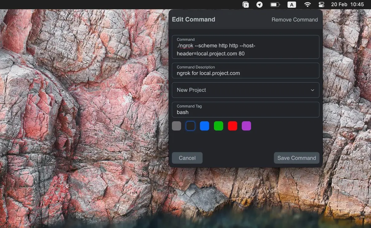 Commands Manager screenshot 3