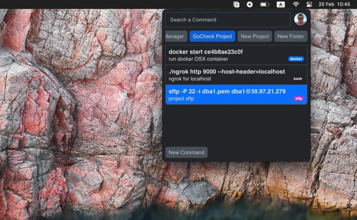 Commands Manager screenshot 4