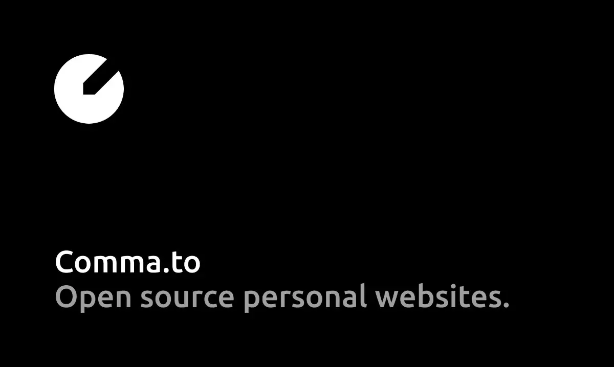 Comma screenshot 1