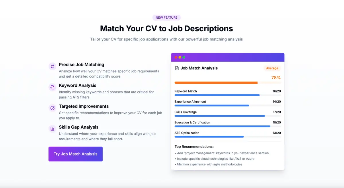 cv4job screenshot 3