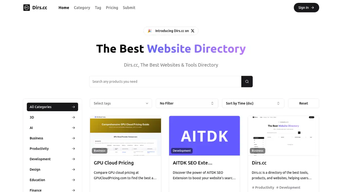 Dirs.cc product image