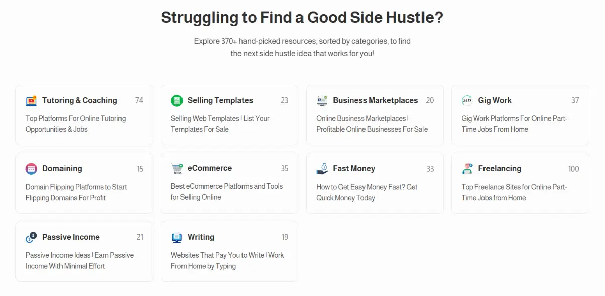 e-SideHustles screenshot 2