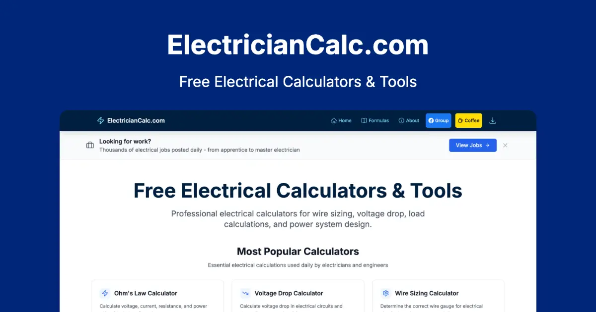 ElectricianCalc product image