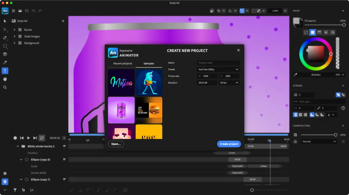 Expressive Animator screenshot 2
