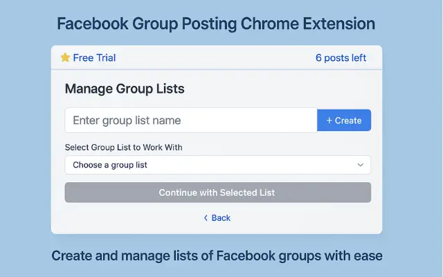 FB Group Bulk Poster screenshot 3
