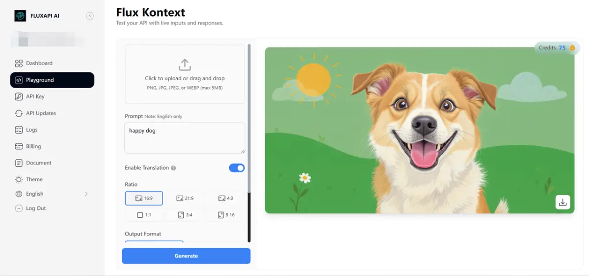 FluxAPIai screenshot 2