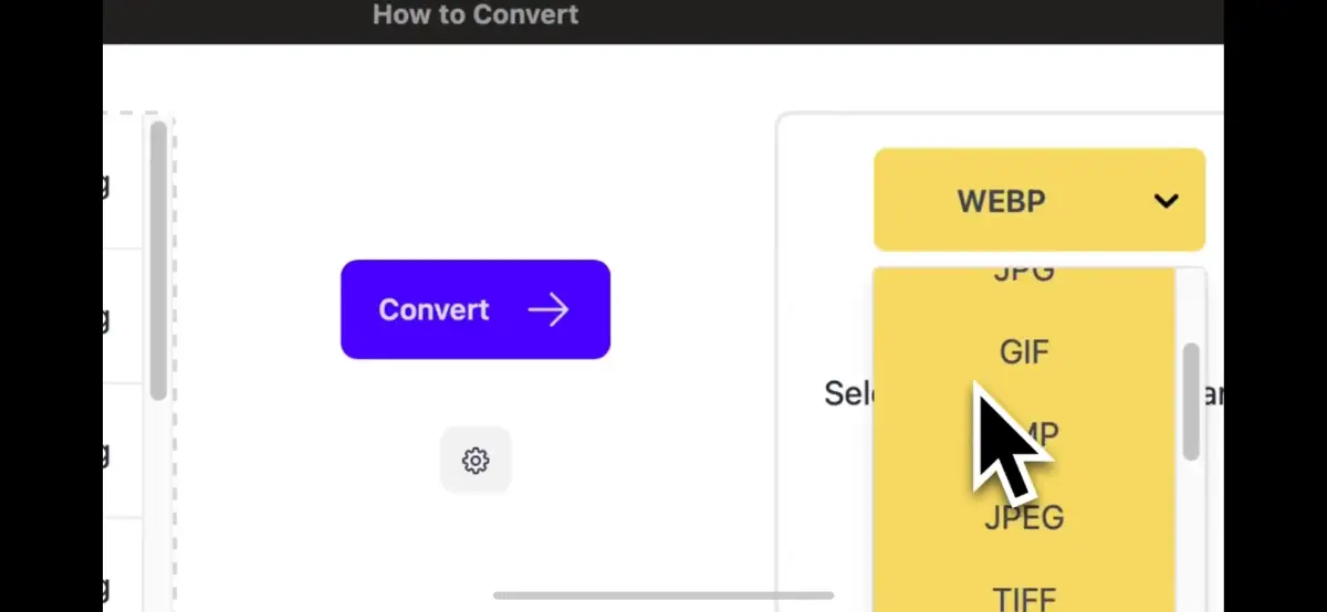 How to Convert screenshot 2