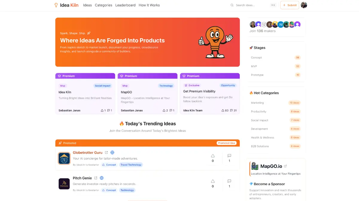 IdeaKiln screenshot 1