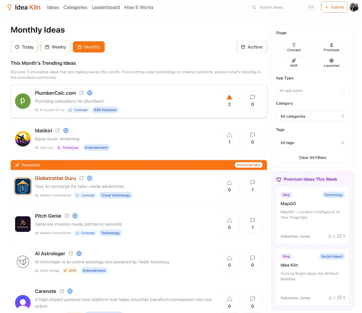 IdeaKiln screenshot 2