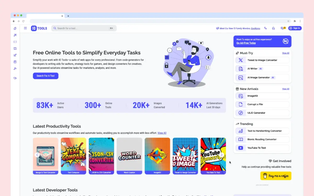 IO Tools screenshot 1