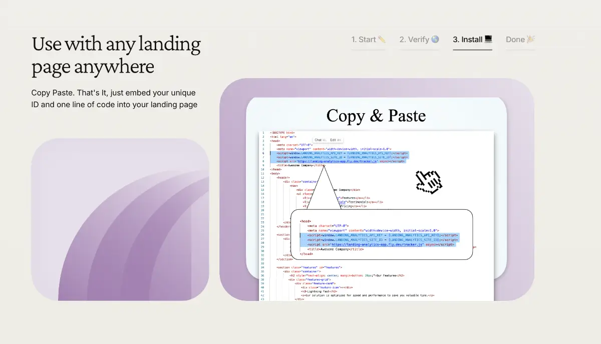 Landing Analytics screenshot 2