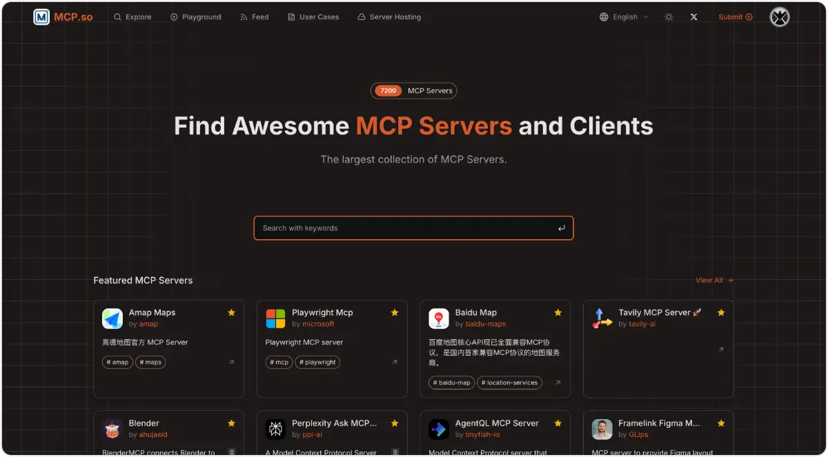 mcp.so screenshot 1