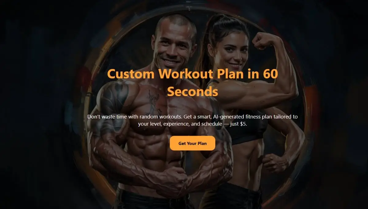 MyFitTrainingPlan screenshot 1