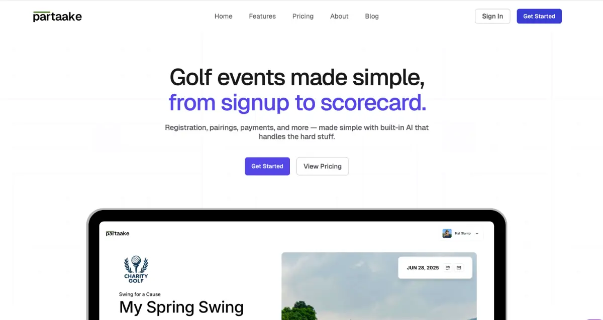 Partaake screenshot 2