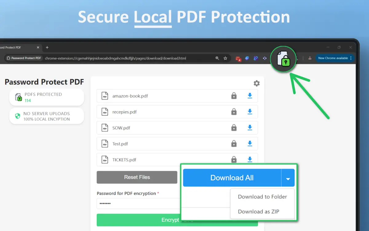 Password Protect PDF screenshot 1