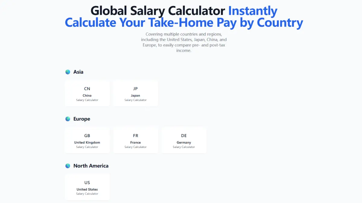 Salary Calculator screenshot 1