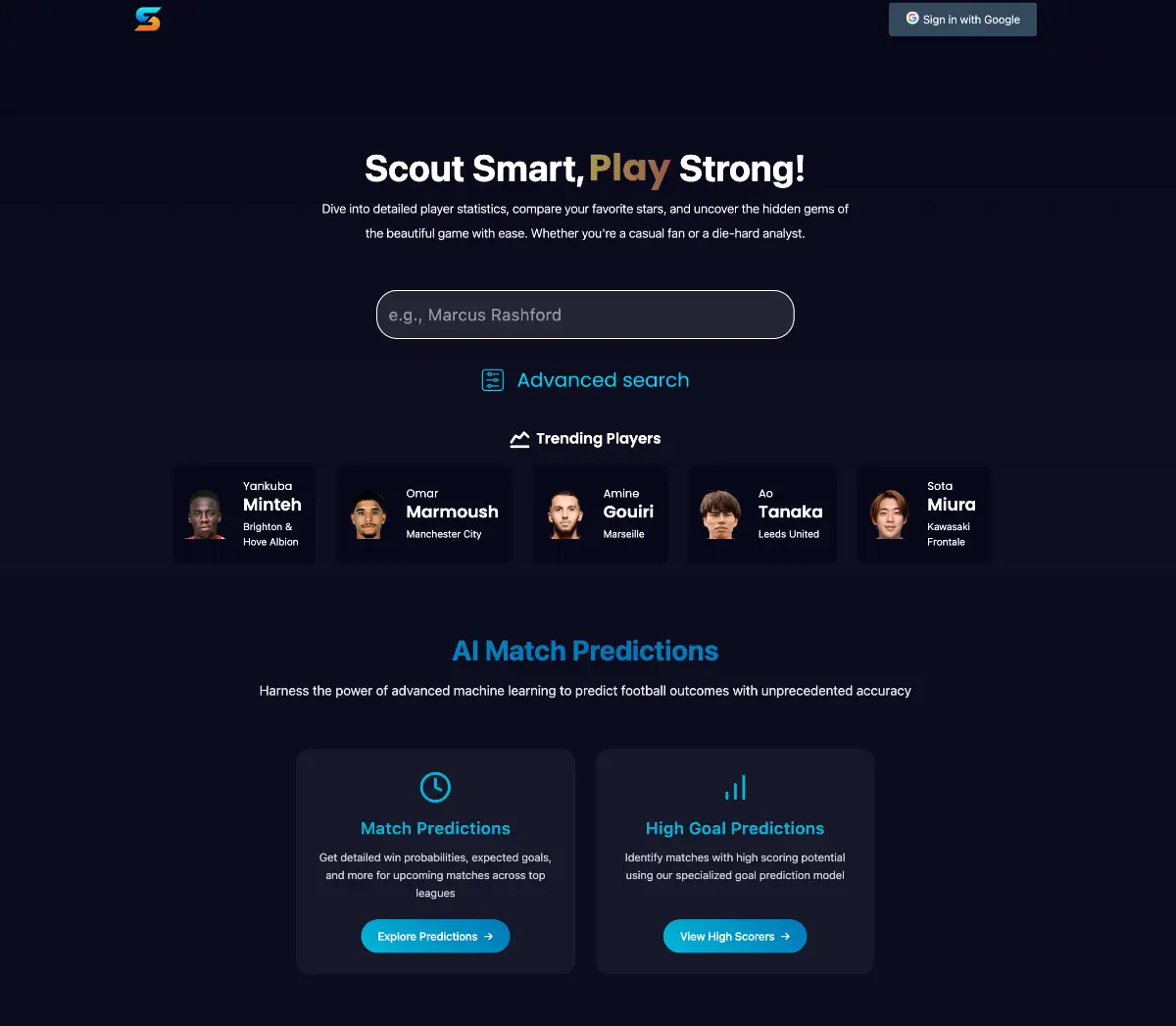 ScoutingStats screenshot 1