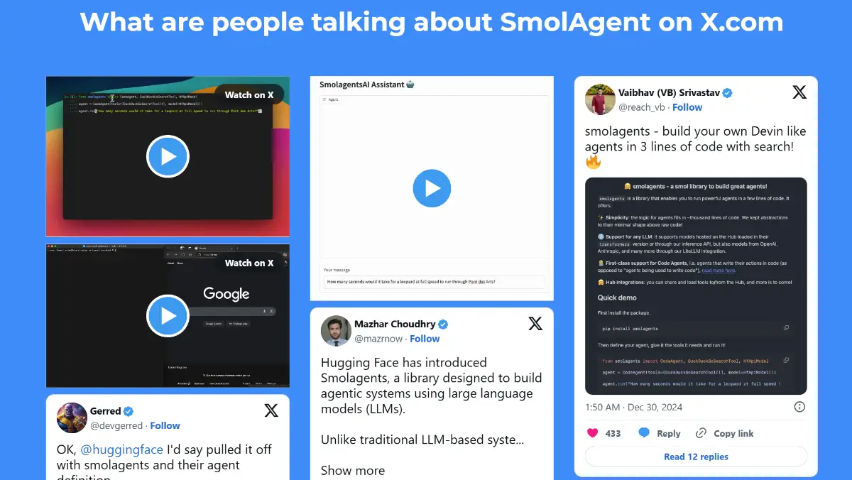 SmolAgents screenshot 2