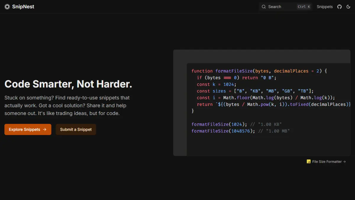 SnipNest screenshot 3