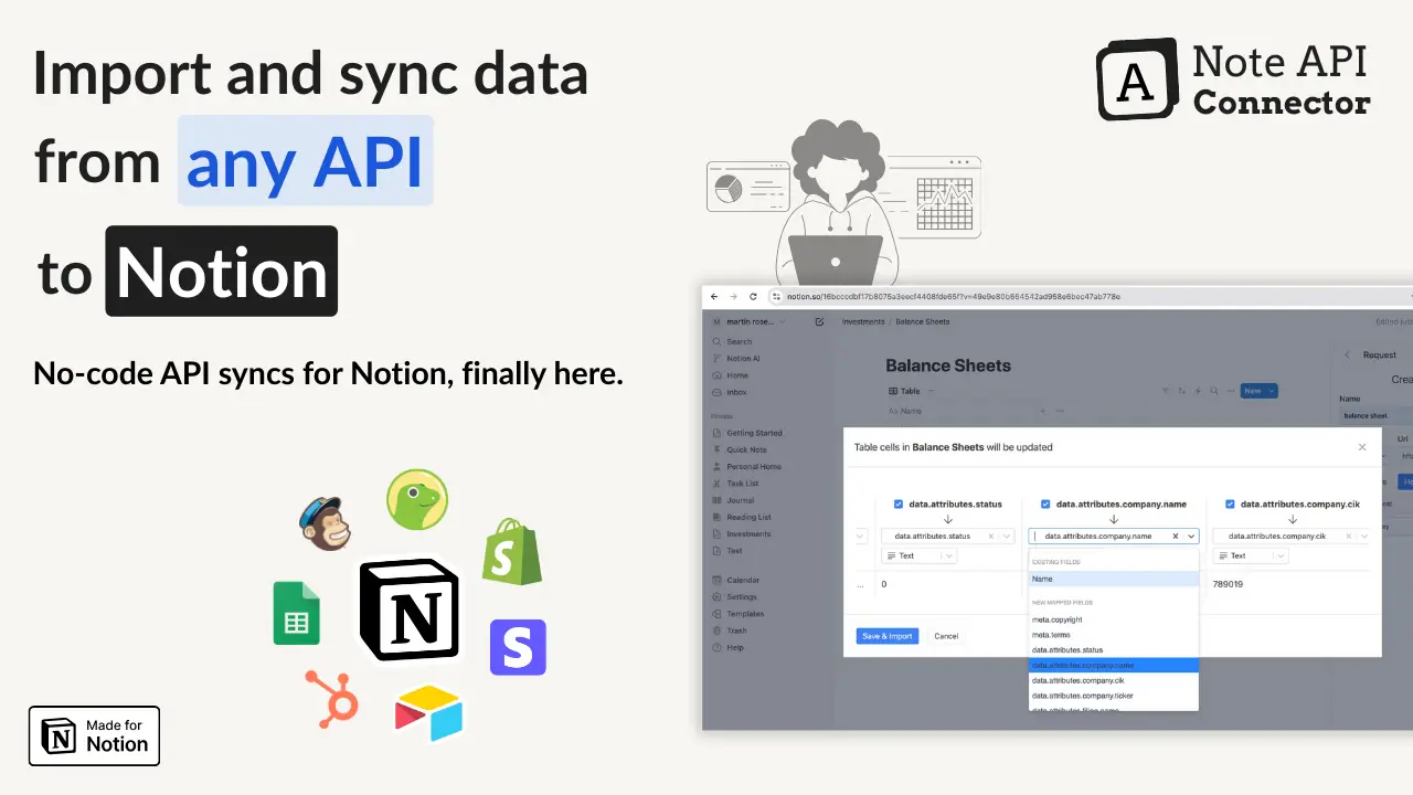 Note API Connector screenshot 2
