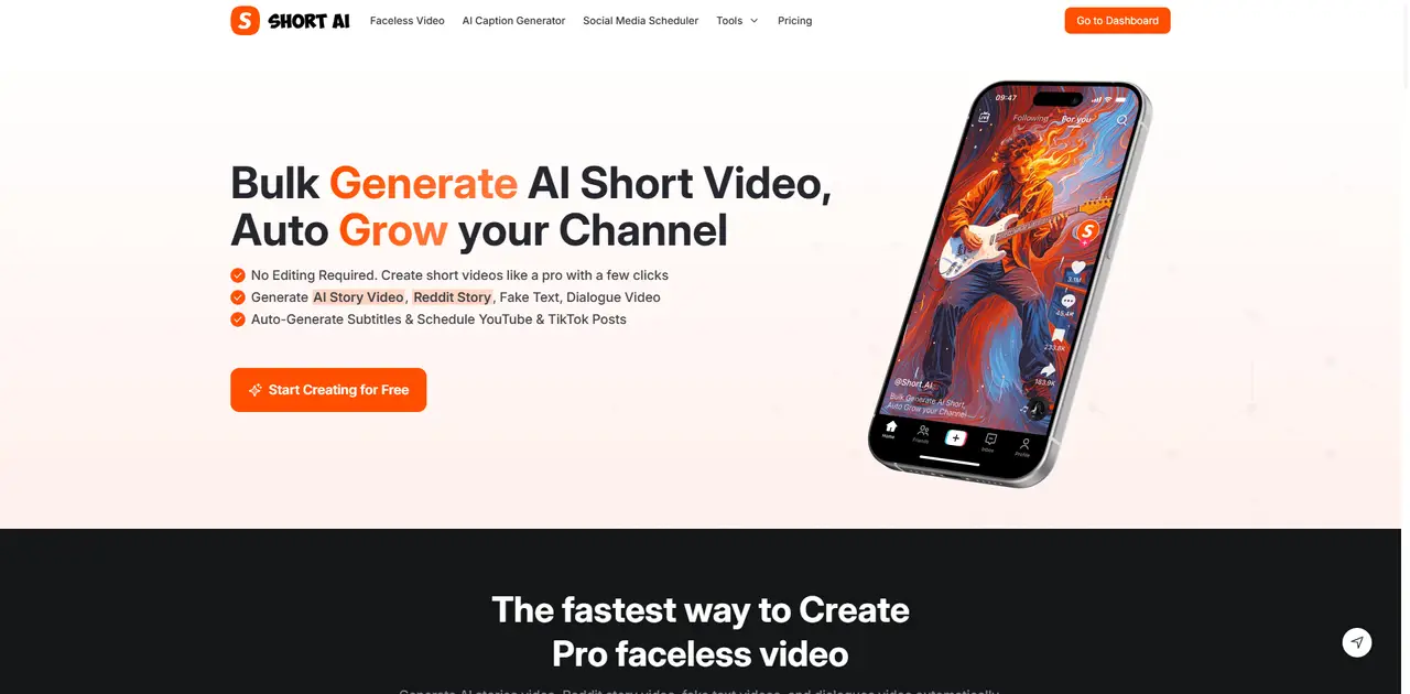 Short AI screenshot 1