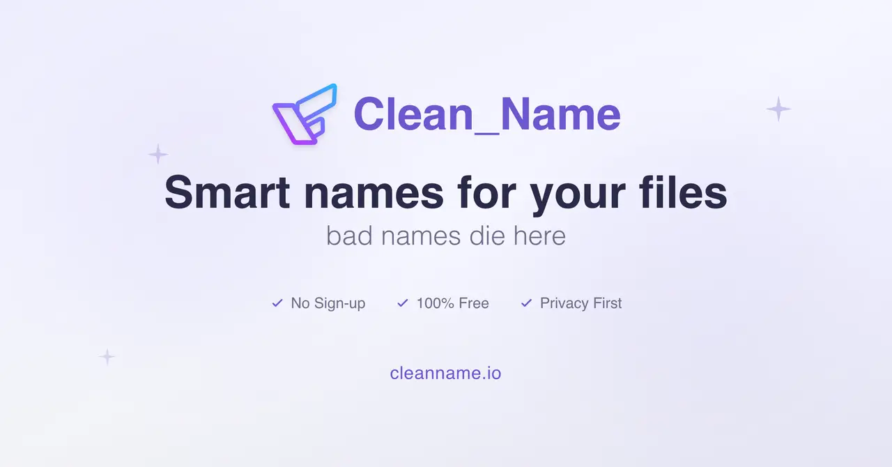 CleanName screenshot 1