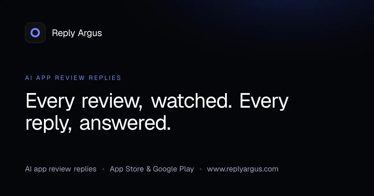 ReplyArgus screenshot 1