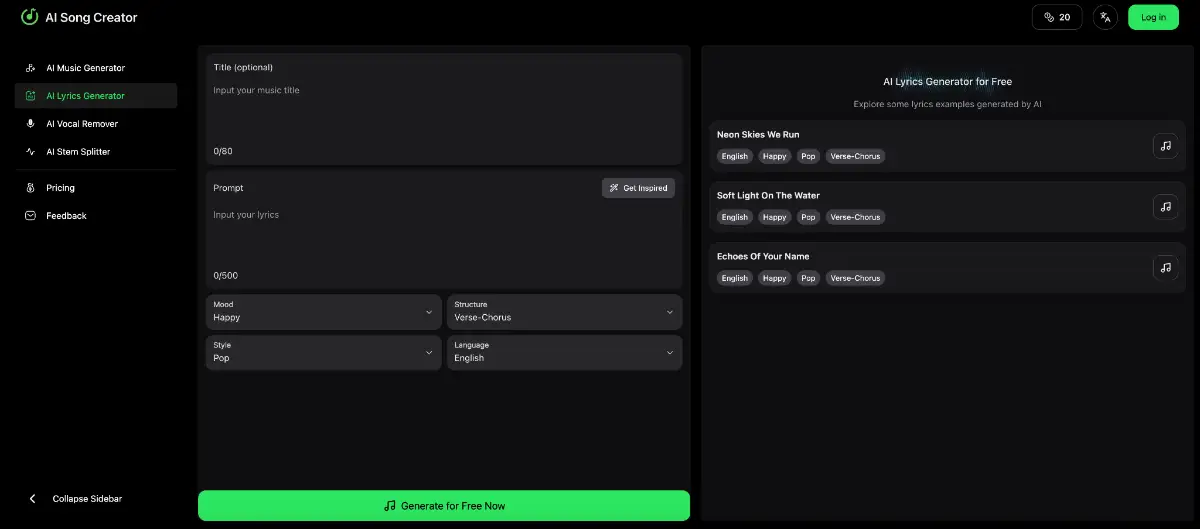 AI Song Creator screenshot 2