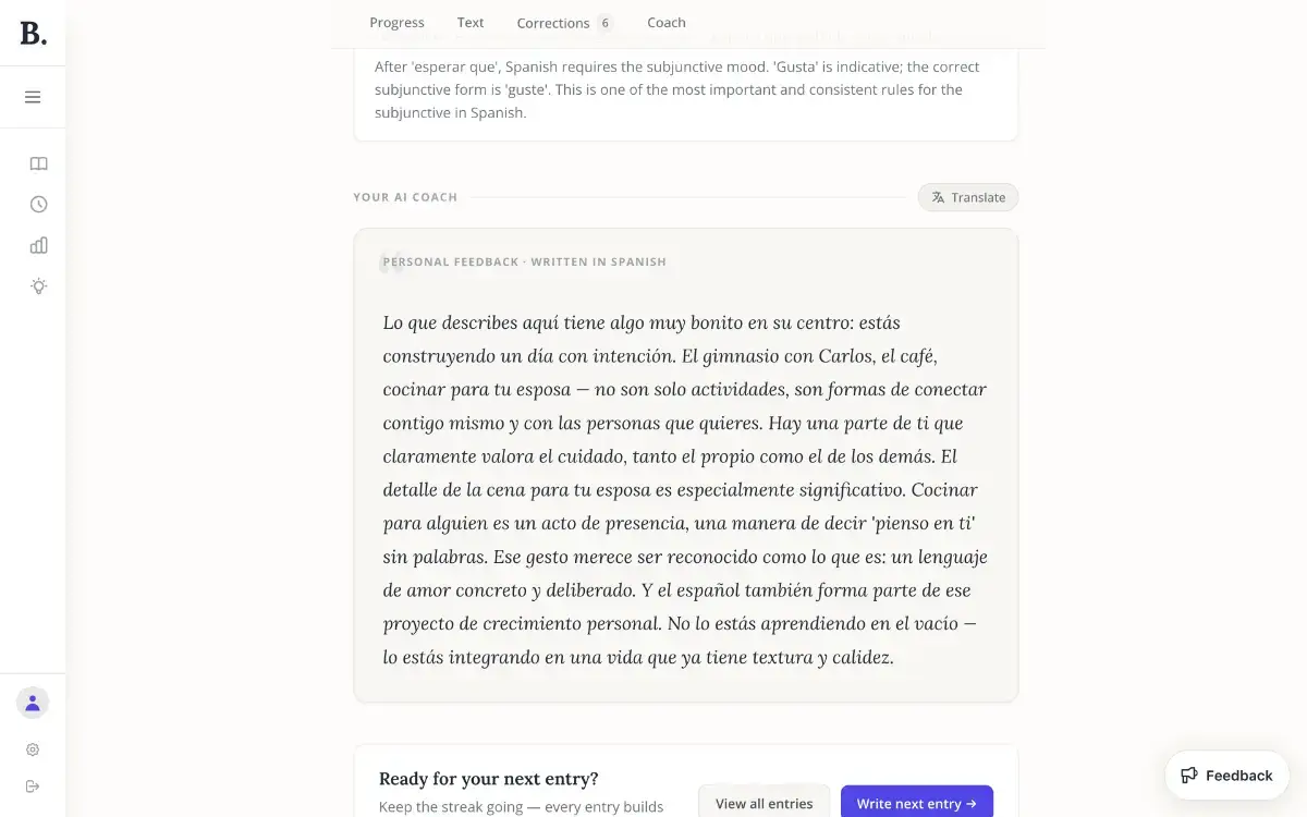 Bonjournal screenshot 1