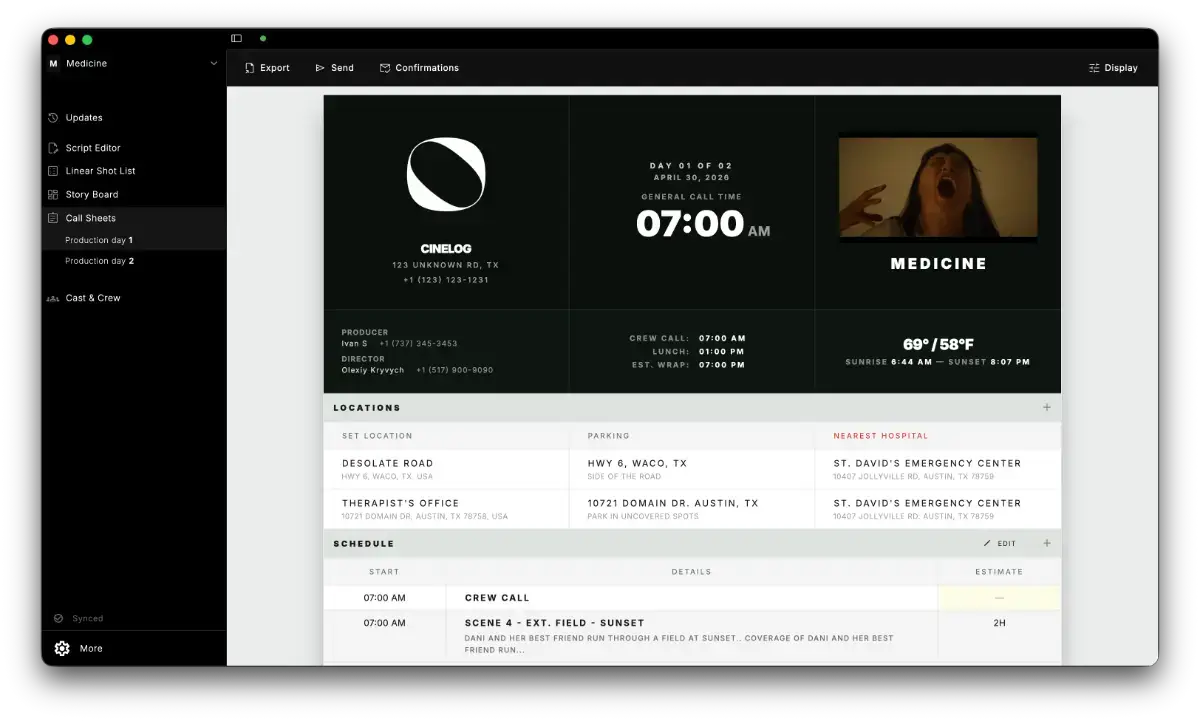 CineLog screenshot 2