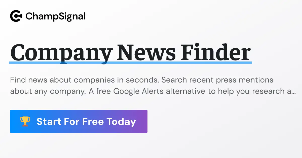 Company News Finder product image
