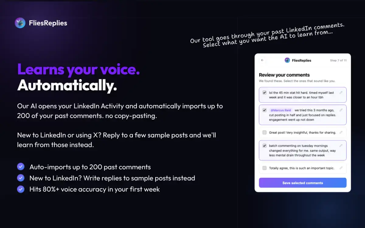 FliesReplies screenshot 2
