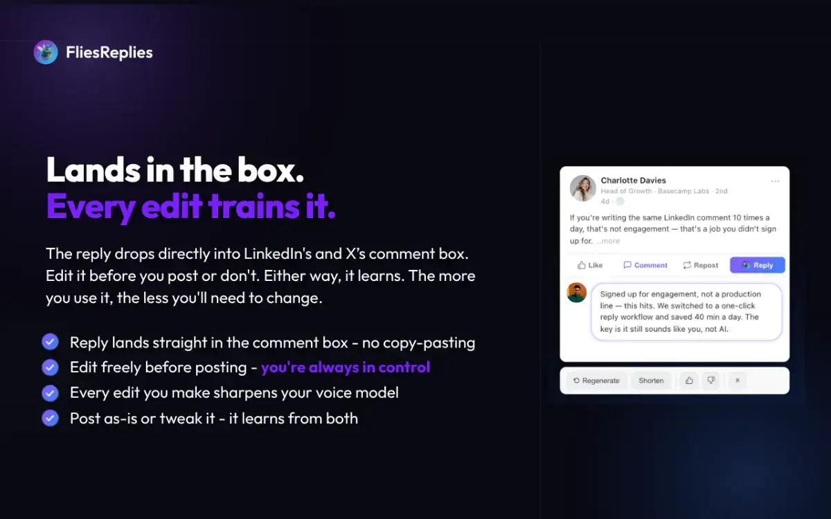 FliesReplies screenshot 3