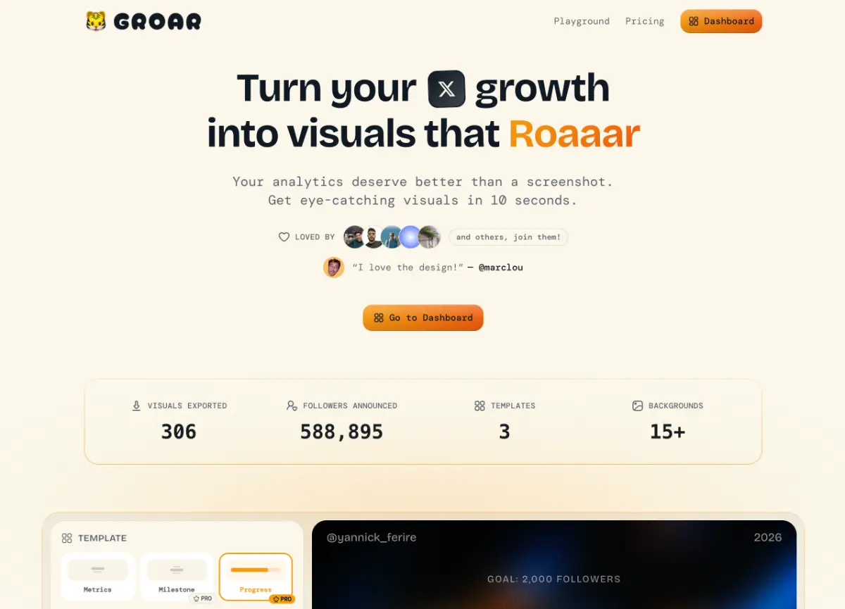 🐯 GROAR screenshot 1