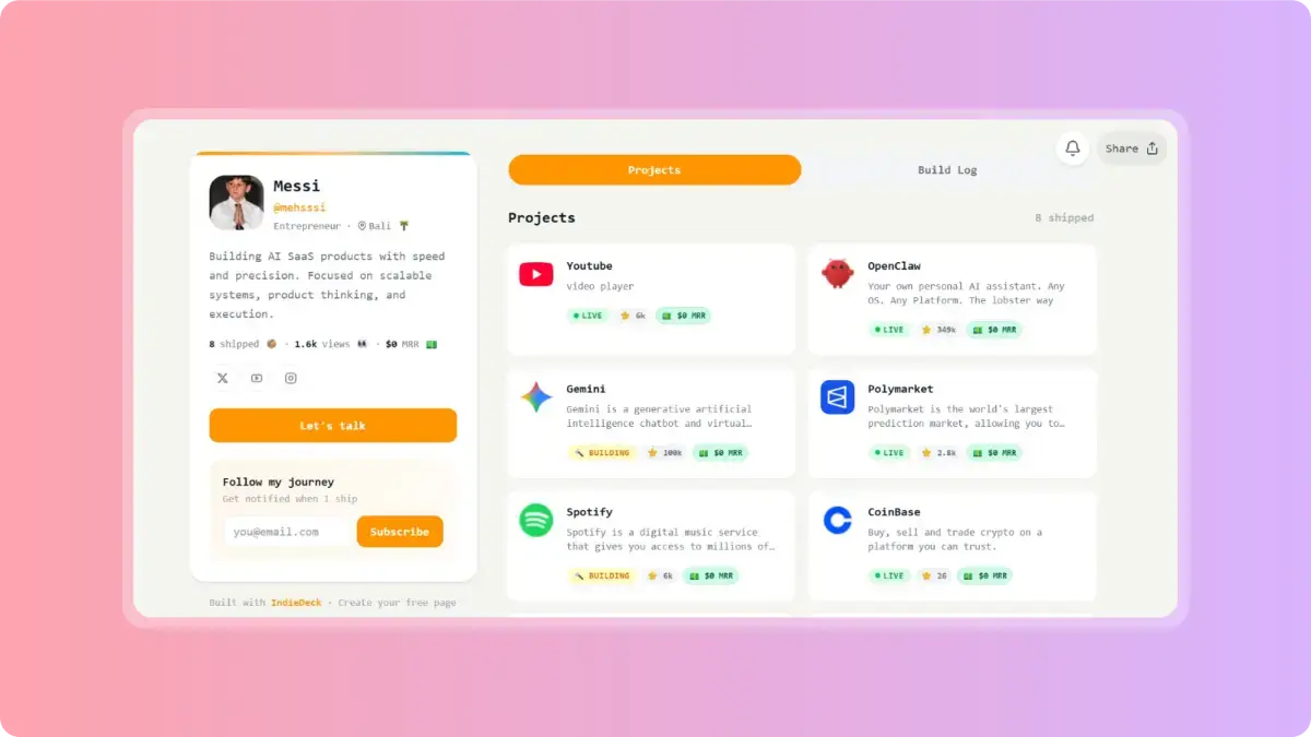 IndieDeck screenshot 2