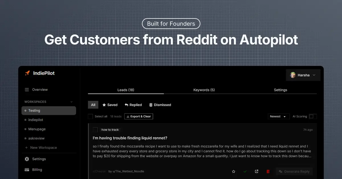 IndiePilot screenshot 1