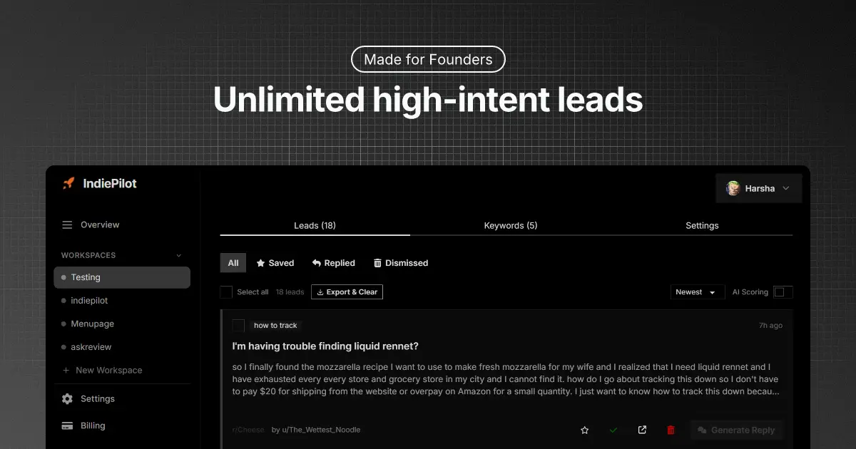 IndiePilot screenshot 2