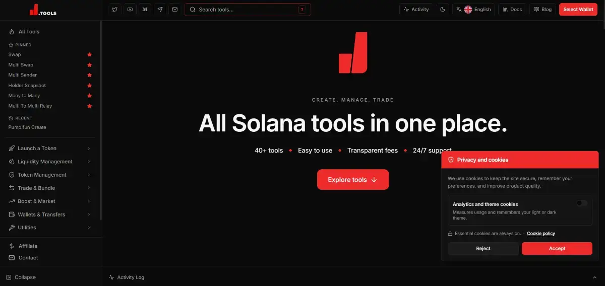 J Tools screenshot 1