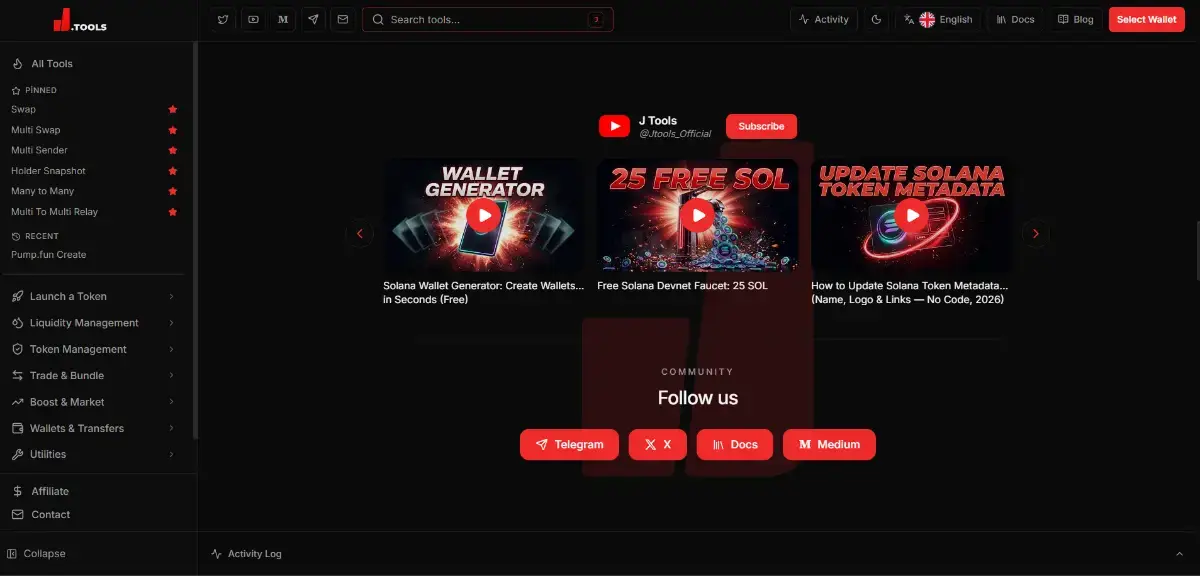 J Tools screenshot 2